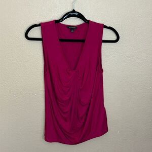 Banana Republic Fuchsia Cowl Neck Tank Top Shirt Blouse XS